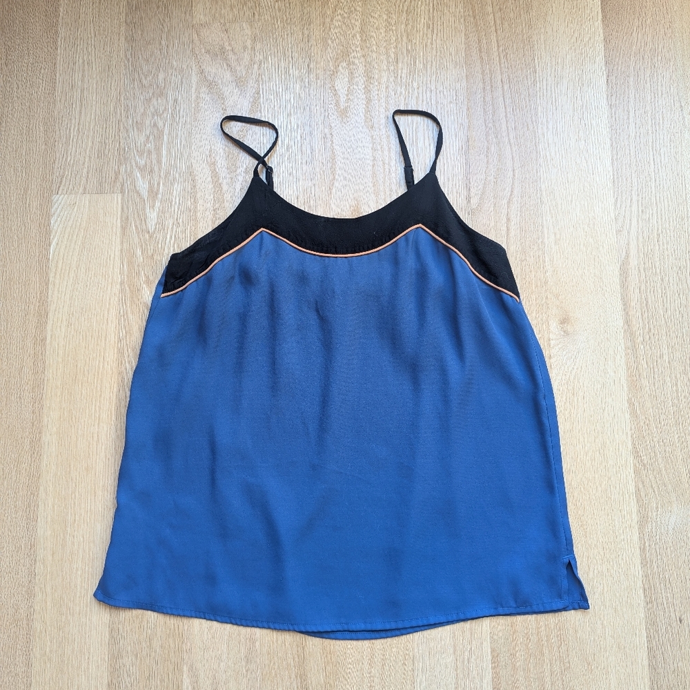 Loft Blue And Black Women's Tank Sz S